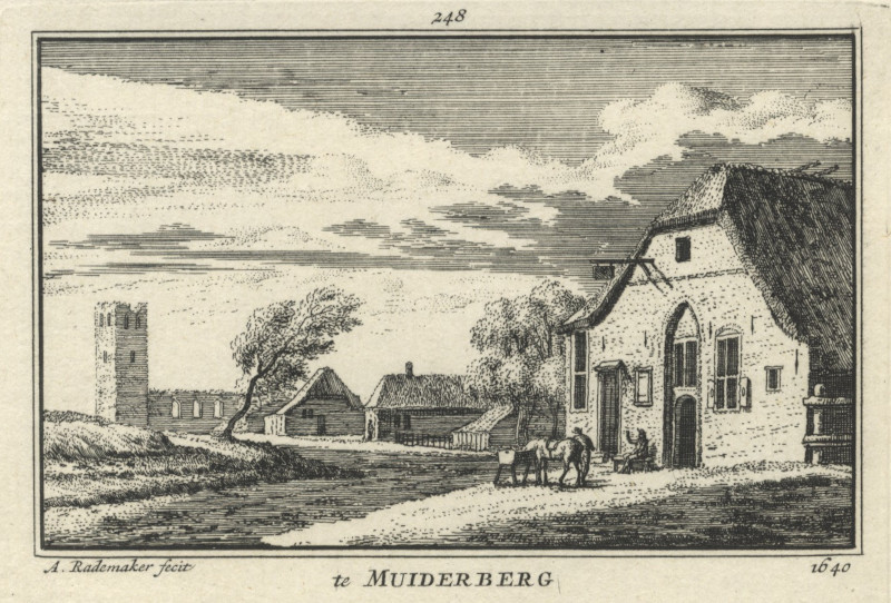 te Muiderberg, 1640 by A. Rademaker