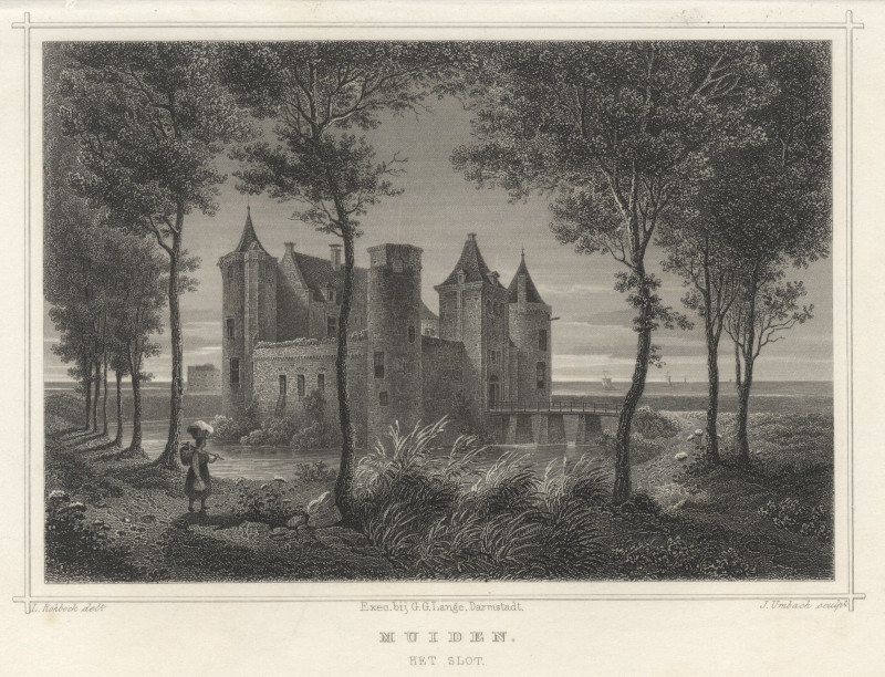 Muiden. Het Slot. by J. Umbach, L. Rohbock