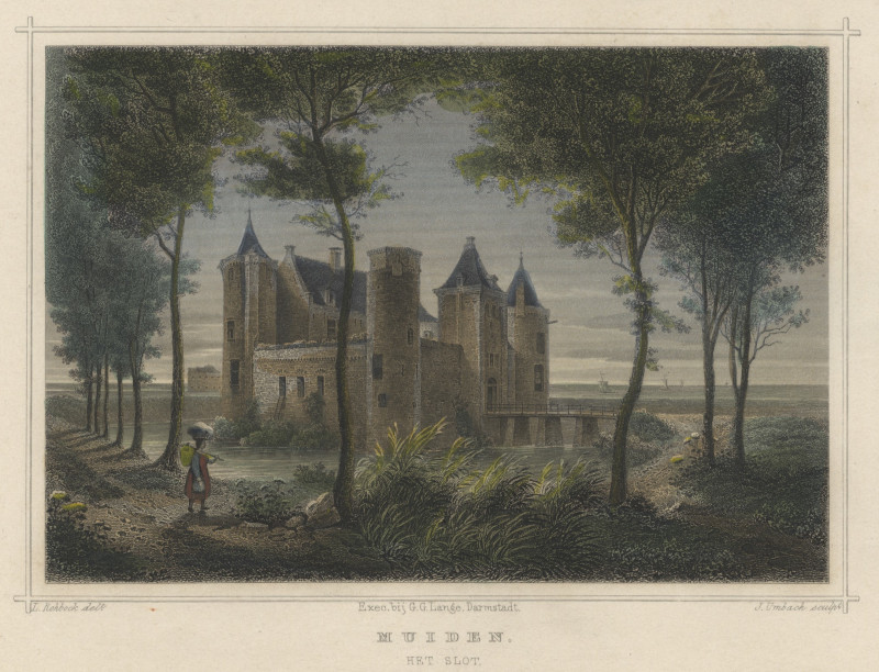 Muiden. Het Slot. by J. Umbach, L. Rohbock