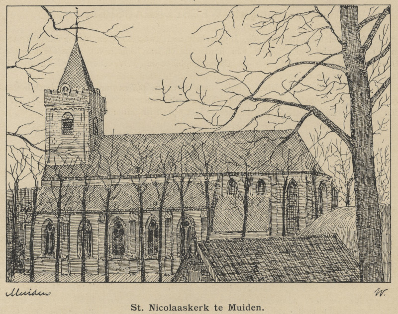 St. Nicolaaskerk te Muiden by nn