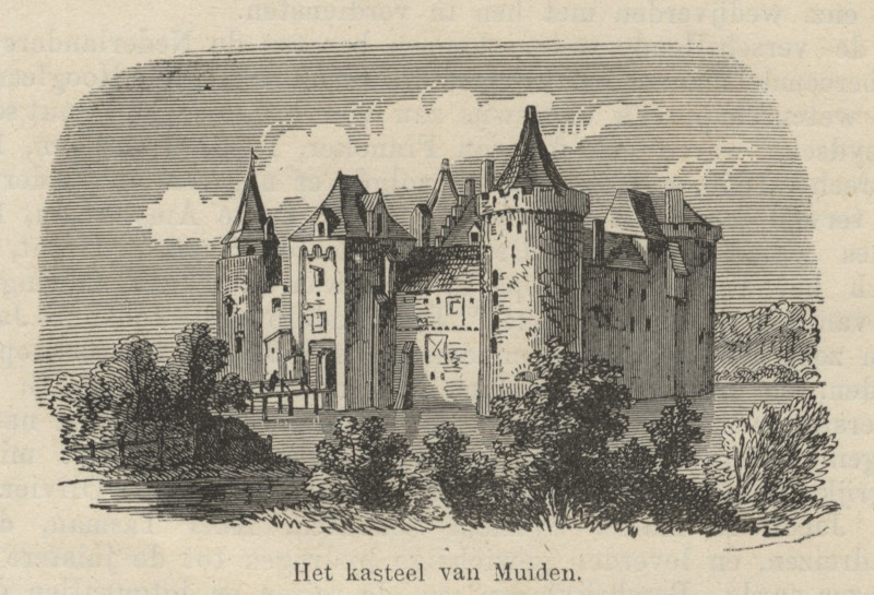Het kasteel van Muiden by nn