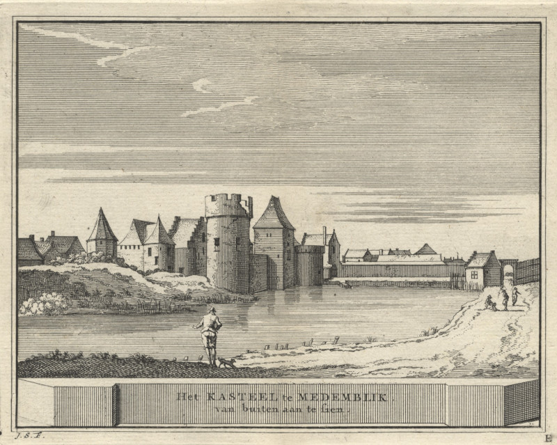 Het Kasteel te Medemblik, van buiten aan te sien by J. Schijnvoet