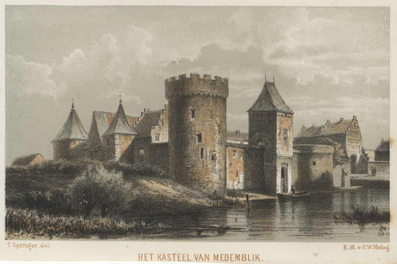 Het Kasteel van Medemblik by C. Springer