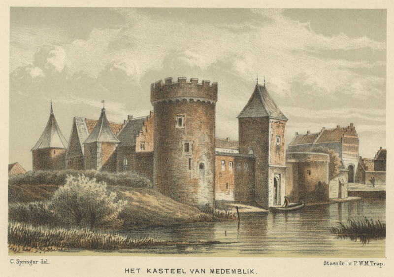 Het Kasteel van Medemblik by C. Springer