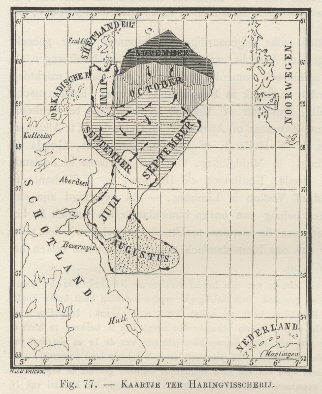 Kaartje ter Haringvisscherij by H.J.G. Vrickx