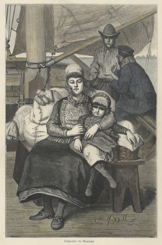 print Frau und Kind aus Marken by A. Dillens