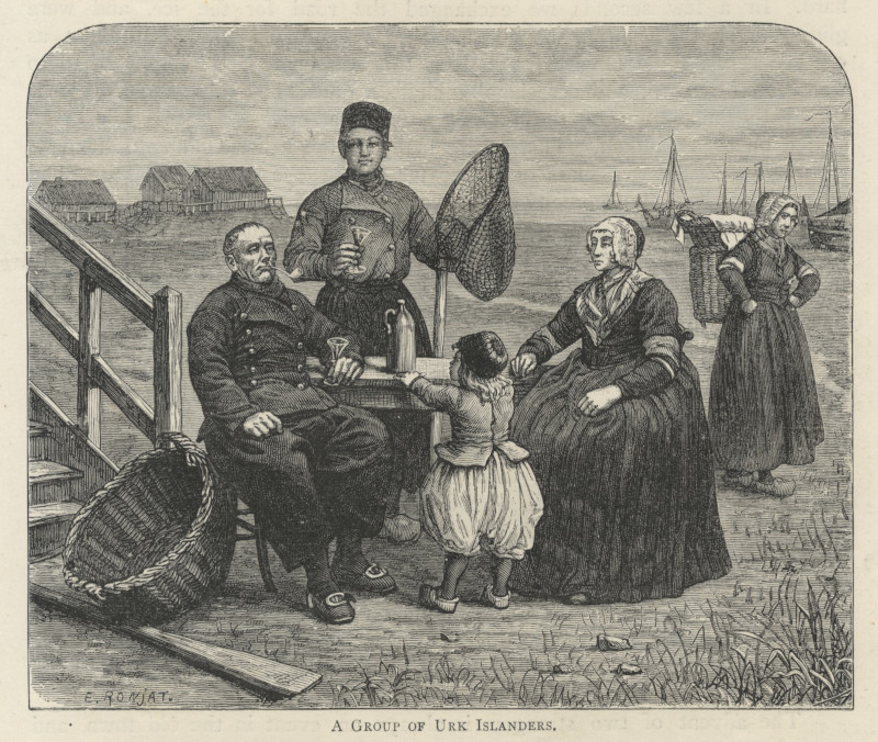 A group of Urk Islanders by E. Ronjat