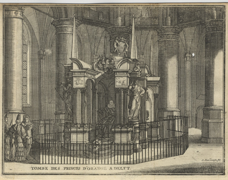 Tombe des Princes d´Orange a Delft by J. Harrewijn
