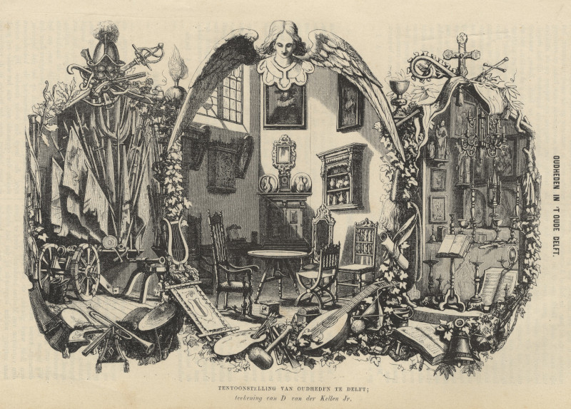 Tentoonstelling van Oudheden te Delft by D. van der Kellen jr.