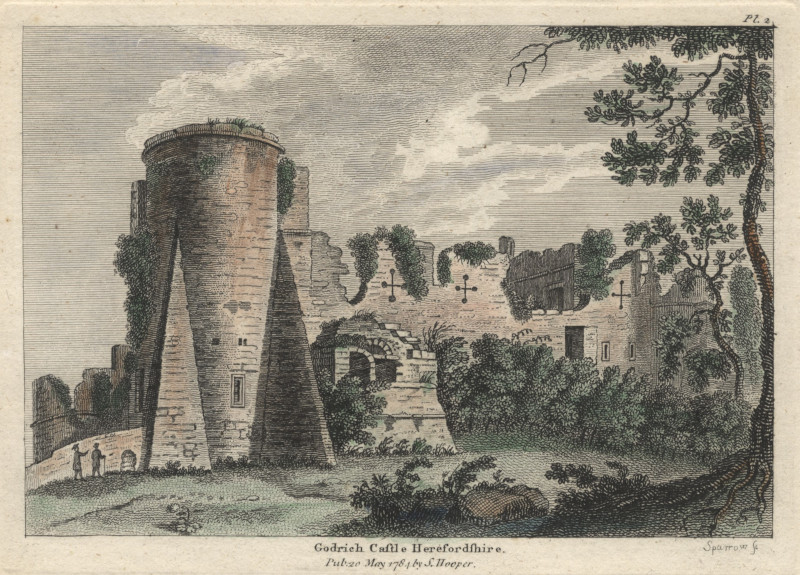 Godrich Castle Hereforshire by S. Turner Sparrow