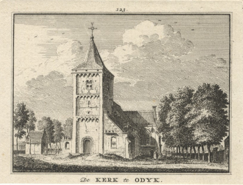 De Kerk te Odyk by H. Spilman