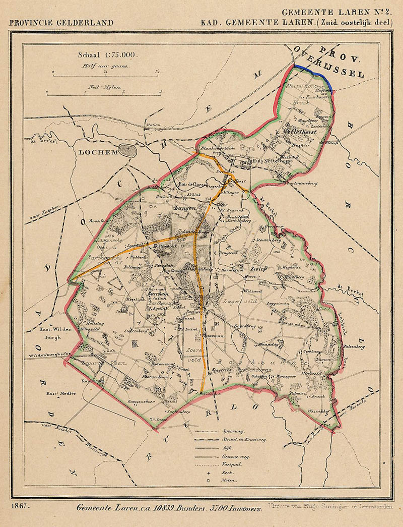 Laren en Verwolde (Zuid Oost) by Kuyper (Kuijper)