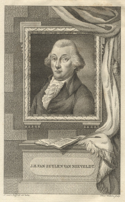 print J.H. van Zuylen van Nieveldt by R. Vinkeles 