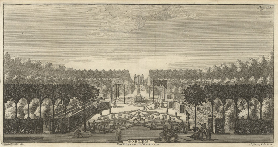 Soelen, van ´t huys naar de Vaart te zien by A. Rademaker, J. Goeree