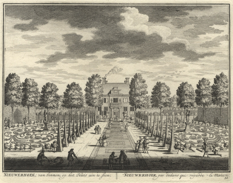 Nieuwerhoek; van binnen op het Huis aen te sien by D. Stoopendaal