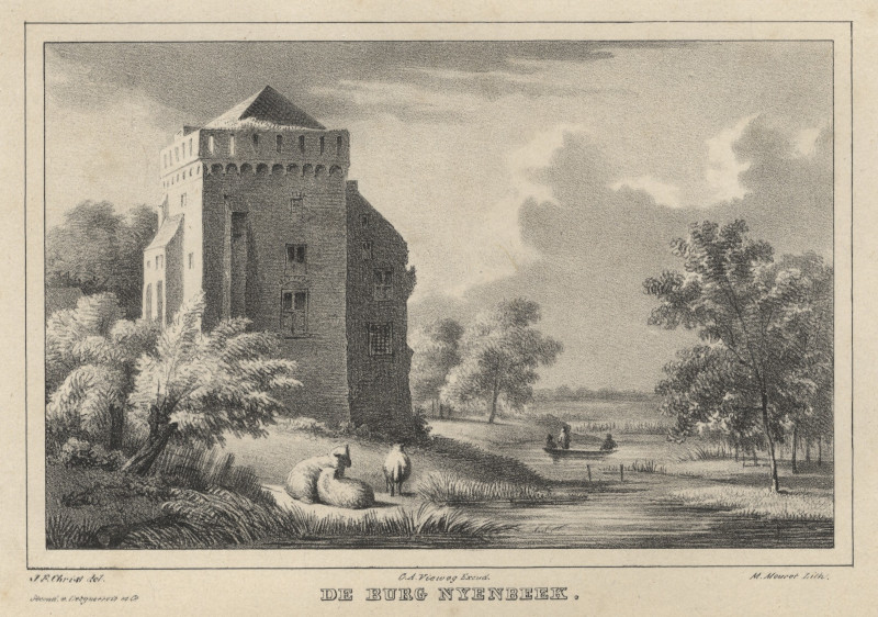 De Burg Nyenbeek by M. Mourot