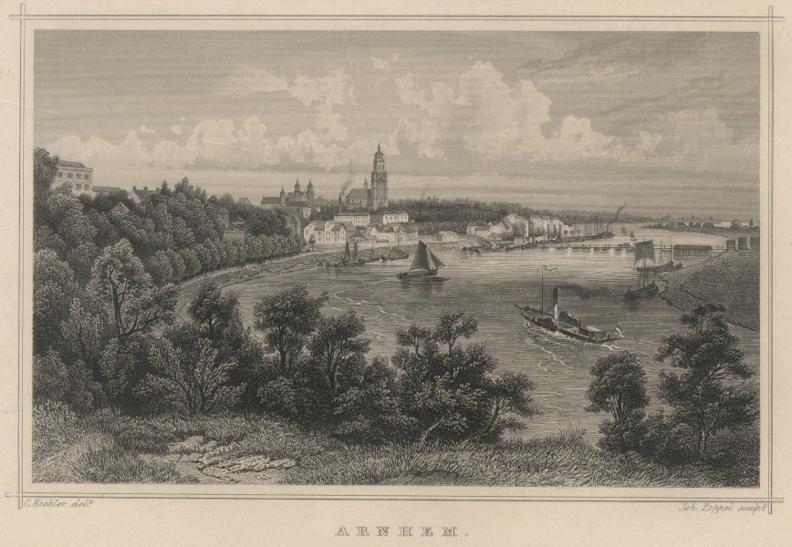 Arnhem by Joh. Poppel naar C. Koehler