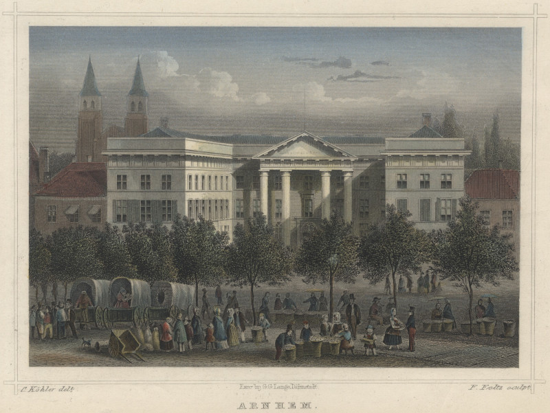 Arnhem, Het Paleis van Justitie by C. Kohler, F. Foltz