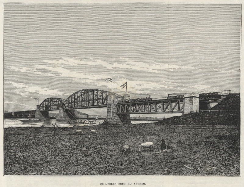 De IJzeren Brug bij Arnhem by nn