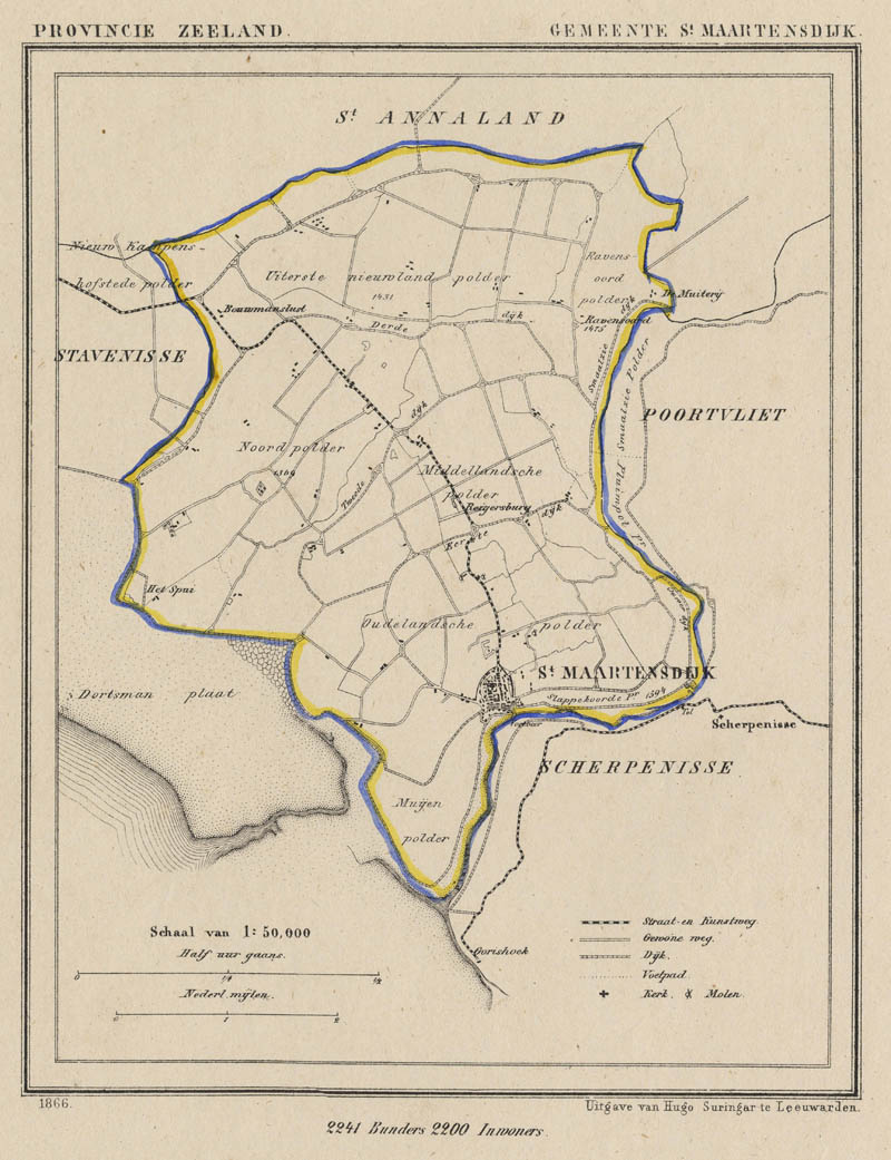 Gemeente St. Maartensdijk by J Kuyper