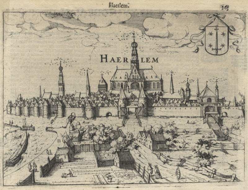 Haerlem by P. van der Keere, L. Guicciardini