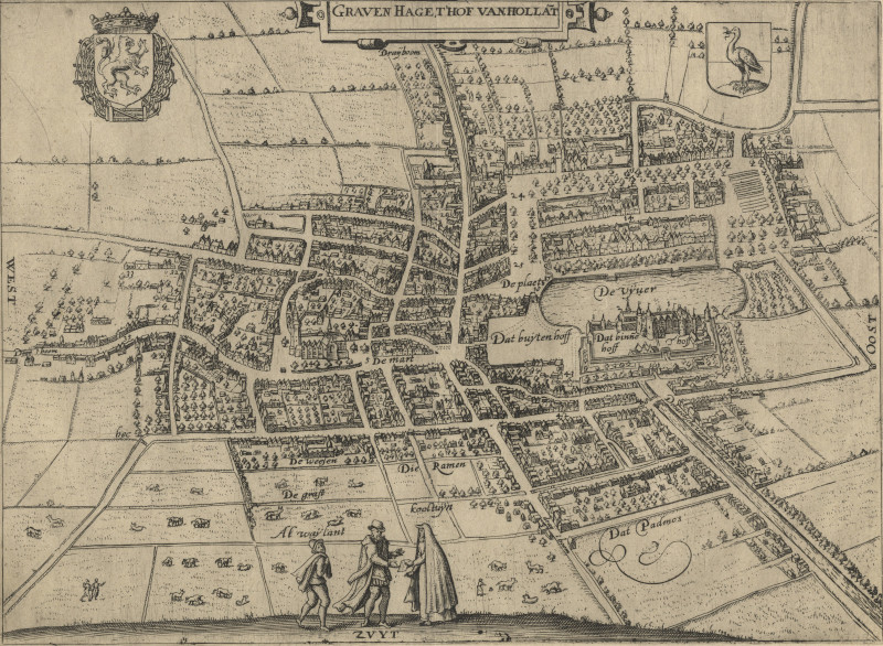 Graven Hage, T´Hof van Hollant by L. Guicciardini