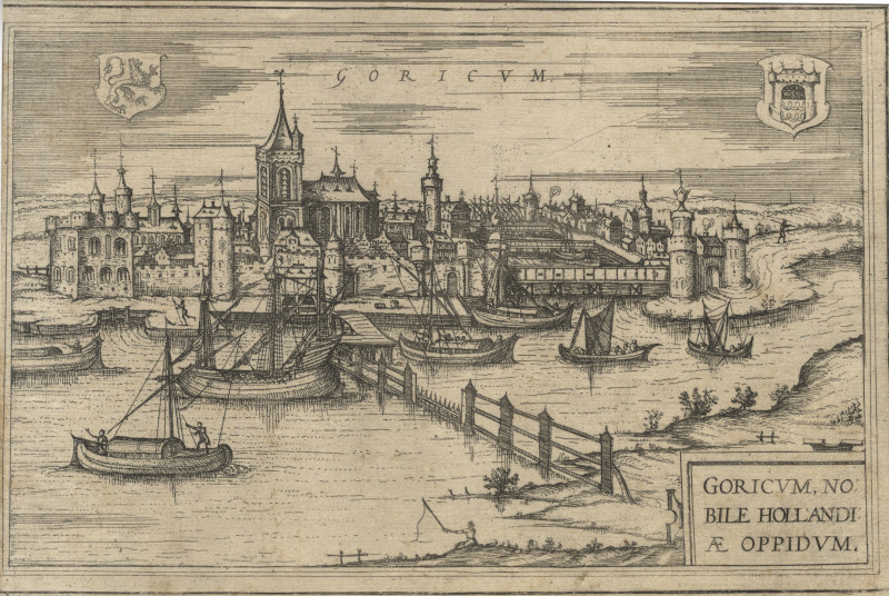 Goricum, Nobile Hollandiae Oppidum by F. Hogenberg