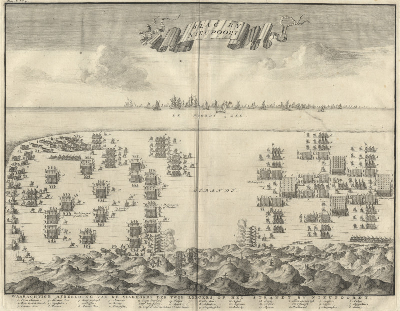 Slag by Nieupoort by Jan Luiken