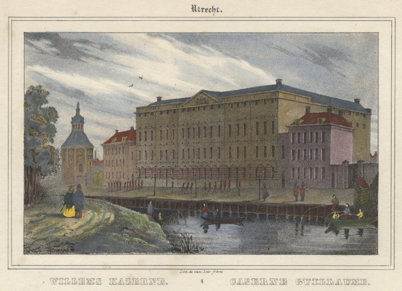 Willems Kazerne. Caserne Guillaume by R. Craeyvanger