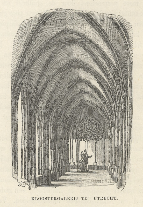 view Kloostergalerij te Utrecht by nn