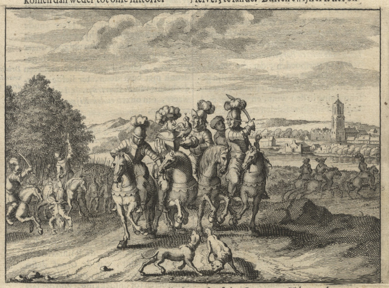 Gijsbrecht van Amstel neemt Floris V gevangen by nn