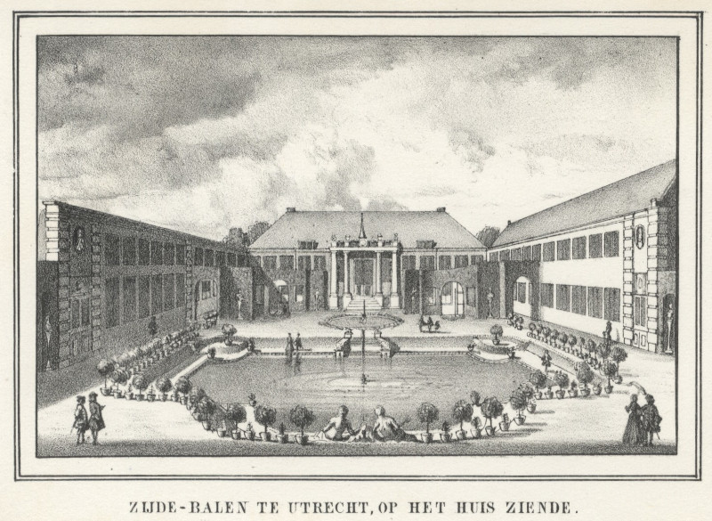 Zijde-Balen te Utrecht, op het huis ziende by nn naar D. Stoopendaal