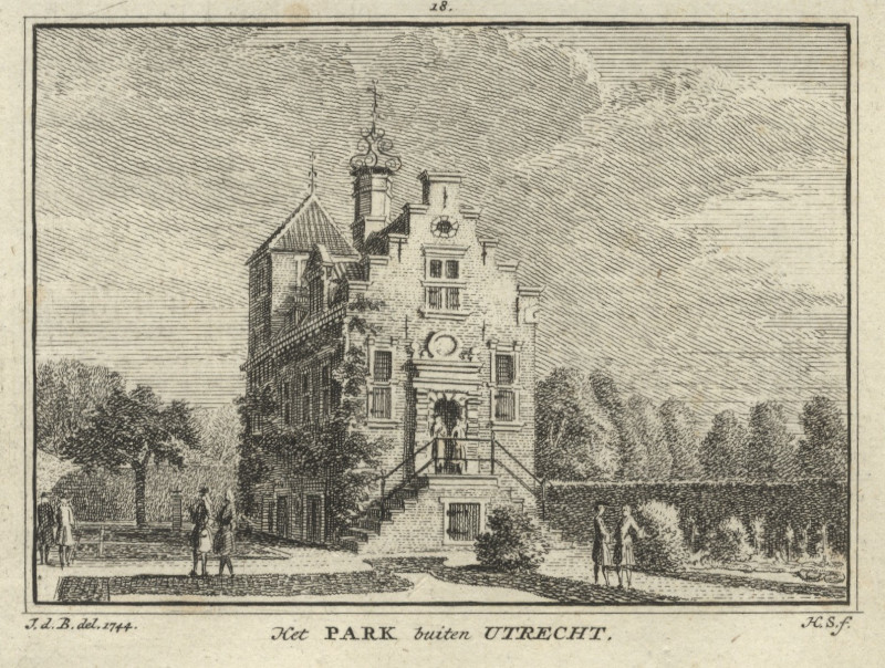 Het Park buiten Utrecht by H. Spilman naar J. de Beijer