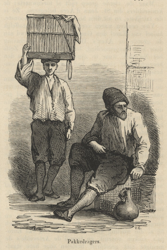 print Pakkedragers by V.G.