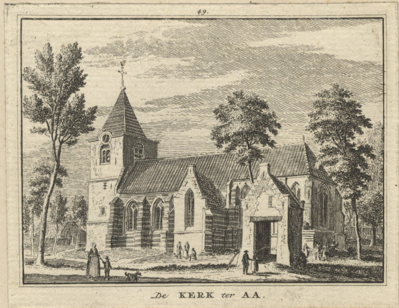 De Kerk ter Aa by H. Spilman, naar J. de Beijer
