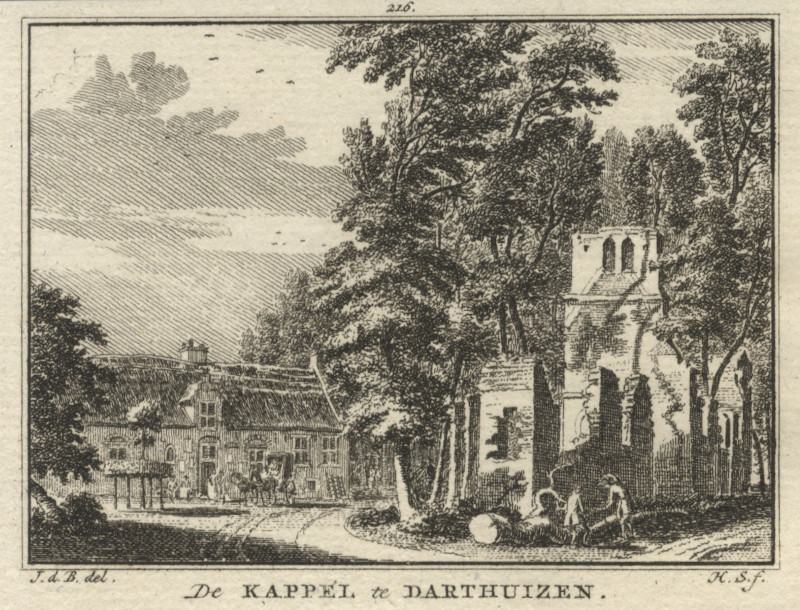 De kappel te Darthuizen by H. Spilman, naar J. de Beijer