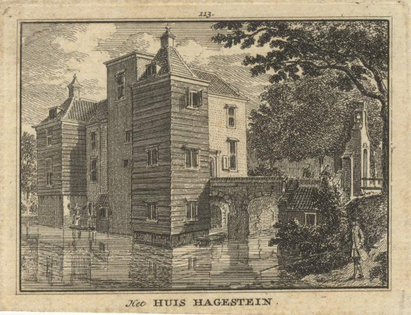 Het Huis Hagestein by H. Spilman, naar J. de Beijer