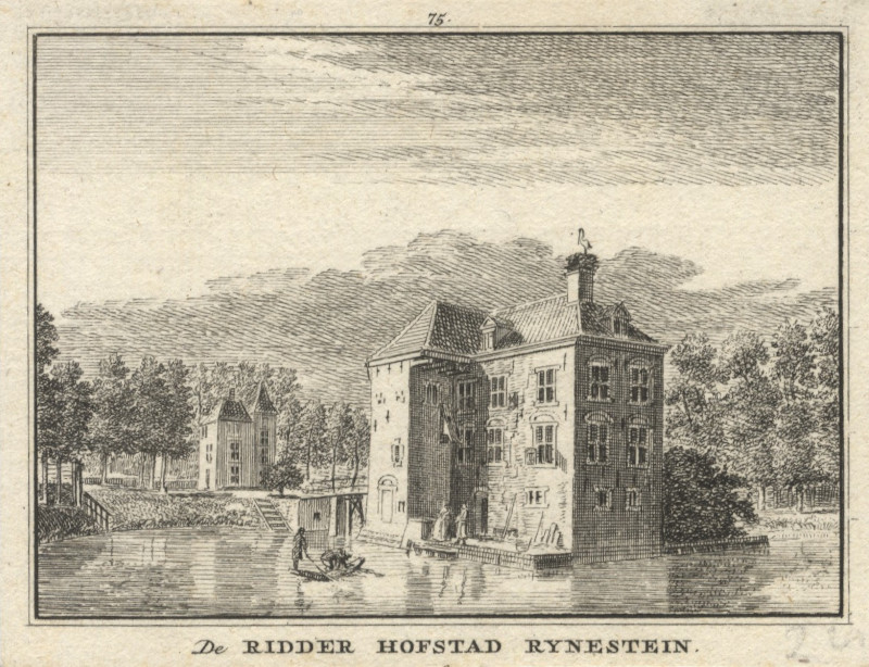 De ridder Hofstad Rynestein by H. Spilman