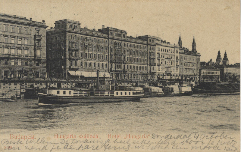 Budapest, Hungária szálloda, Hotel  by nn