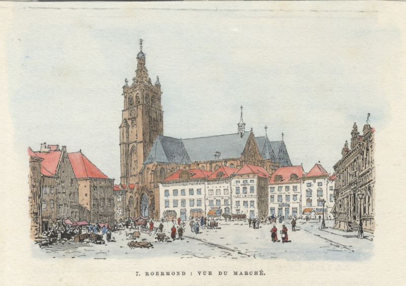 Roermond: vue du Marché by M. Lalanne