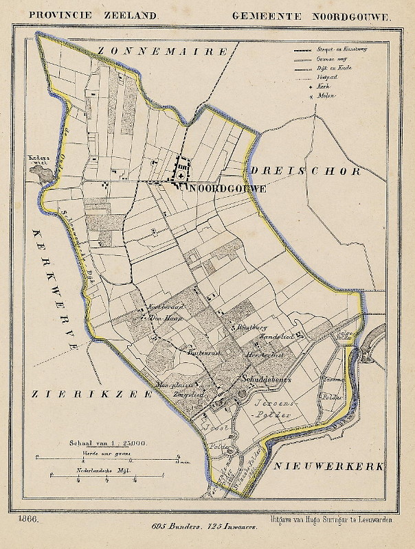 Gemeente Noordgouwe by J Kuyper