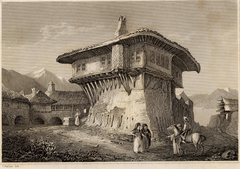 Die Residenz des Turkischen Pascha´s zu Orsova by C. Reiss
