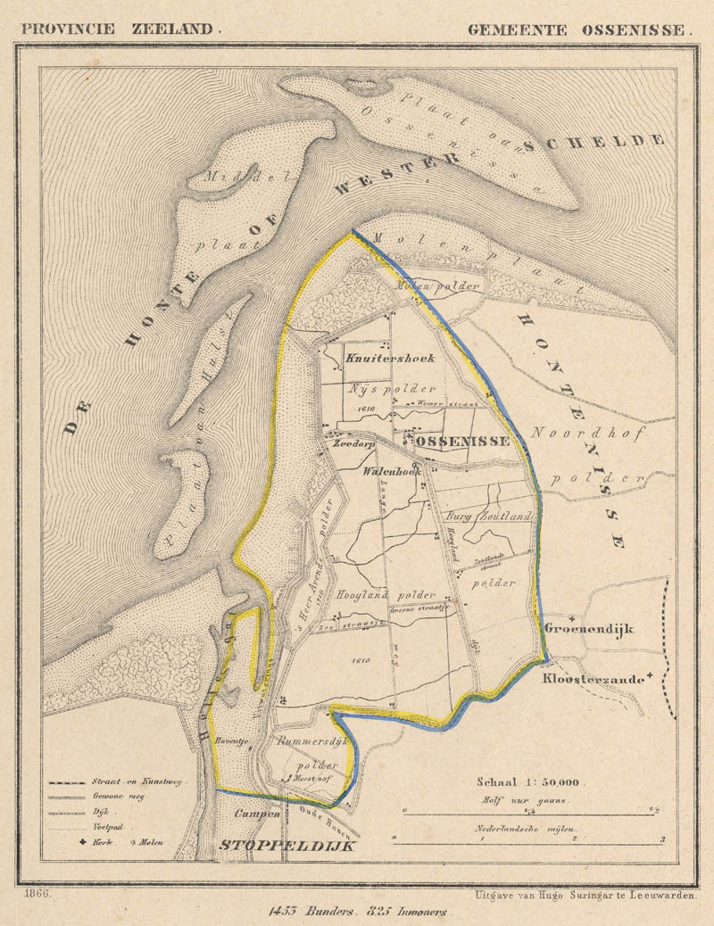 Gemeente Ossenisse by J Kuyper