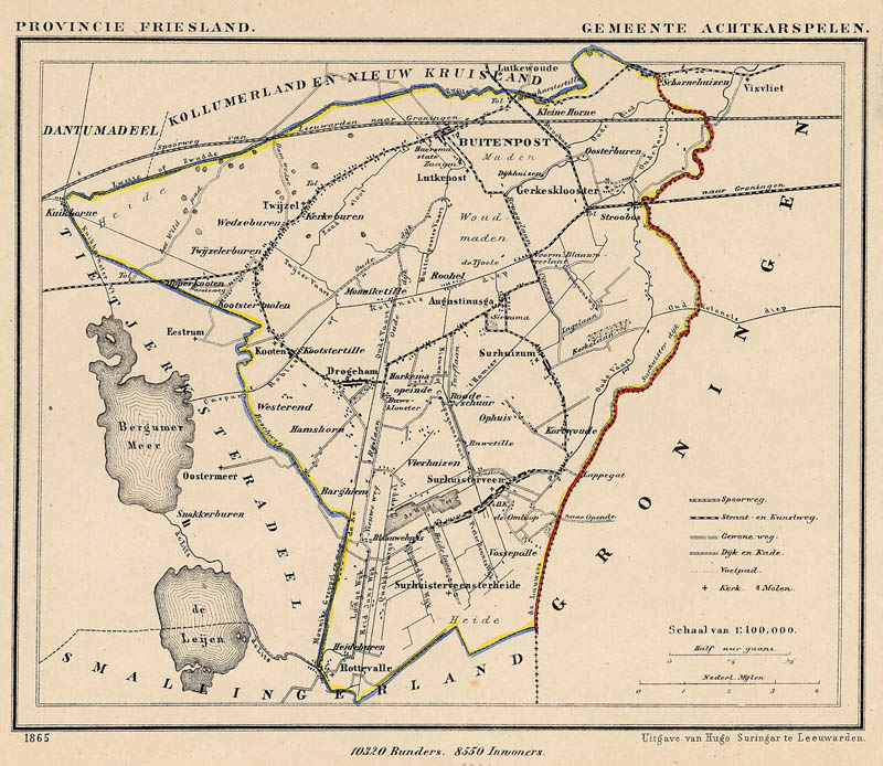 Gemeente Achtkarspelen by Kuyper (Kuijper)