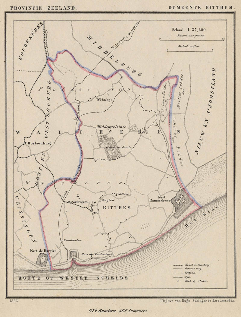image of map communityplan Gemeente Ritthem by J Kuyper Gemeente Ritthem by J Kuyper