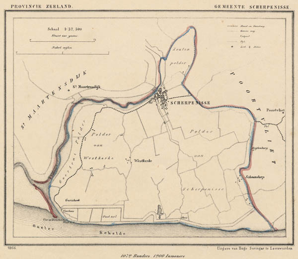 map communityplan Gemeente Scherpenisse by J Kuyper