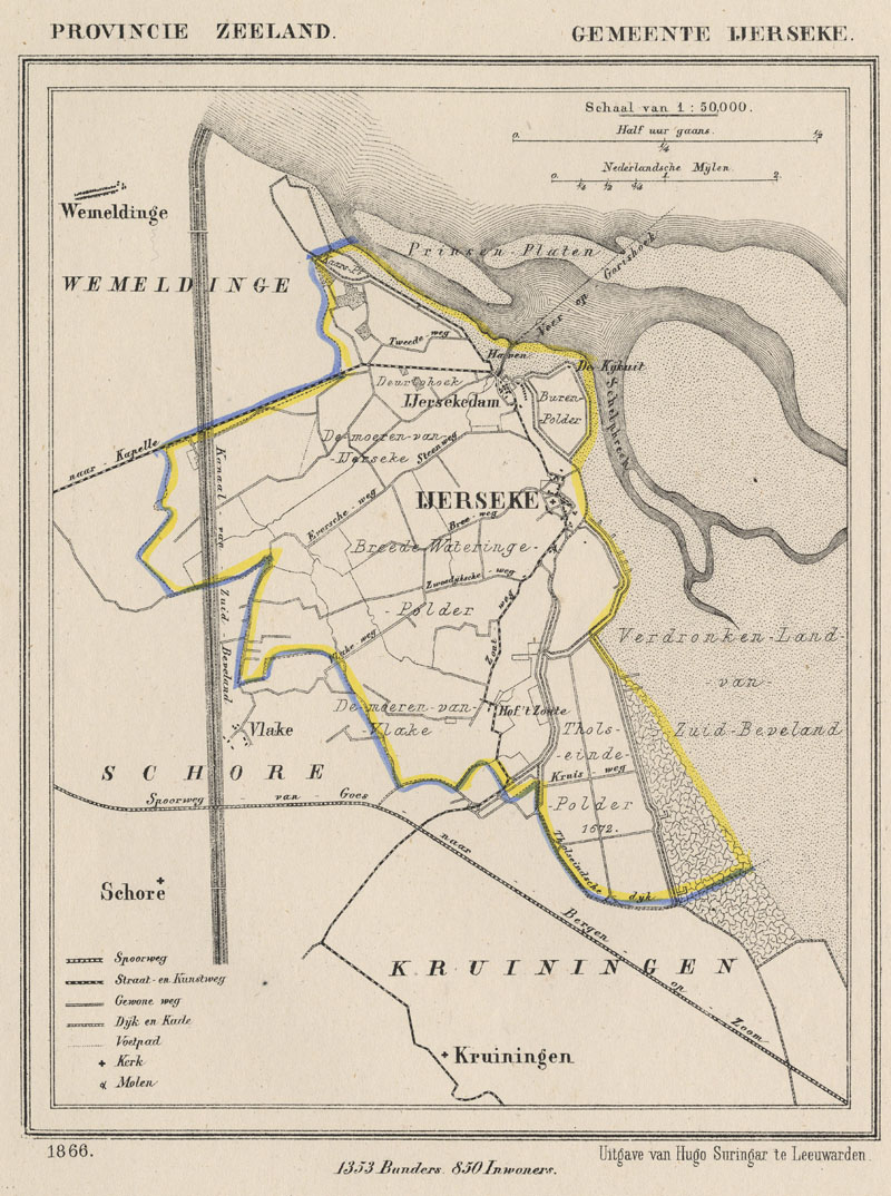 Gemeente Yerseke (IJerseke) by J Kuyper