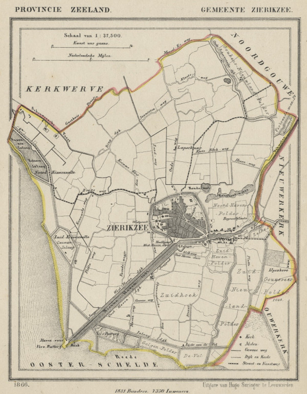 map communityplan Gemeente Zierikzee by J Kuyper