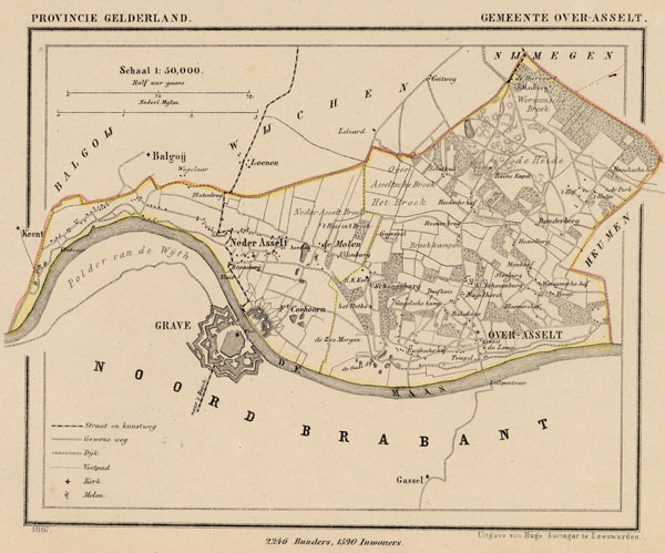 map communityplan Over-Asselt by Kuyper (Kuijper)