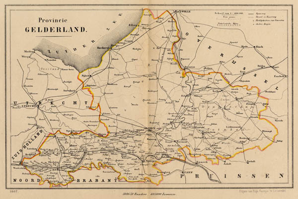 map communityplan Provincie Gelderland by Kuyper (Kuijper)